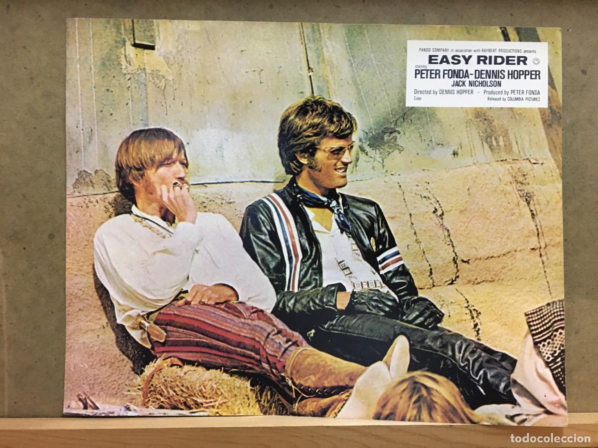 Cin&eacute;ma: ACS35 EASY RIDER PETER FONDA DENNIS HOPPER JACK NICHOLSON FOTOCROMO ORIGINAL INGLES