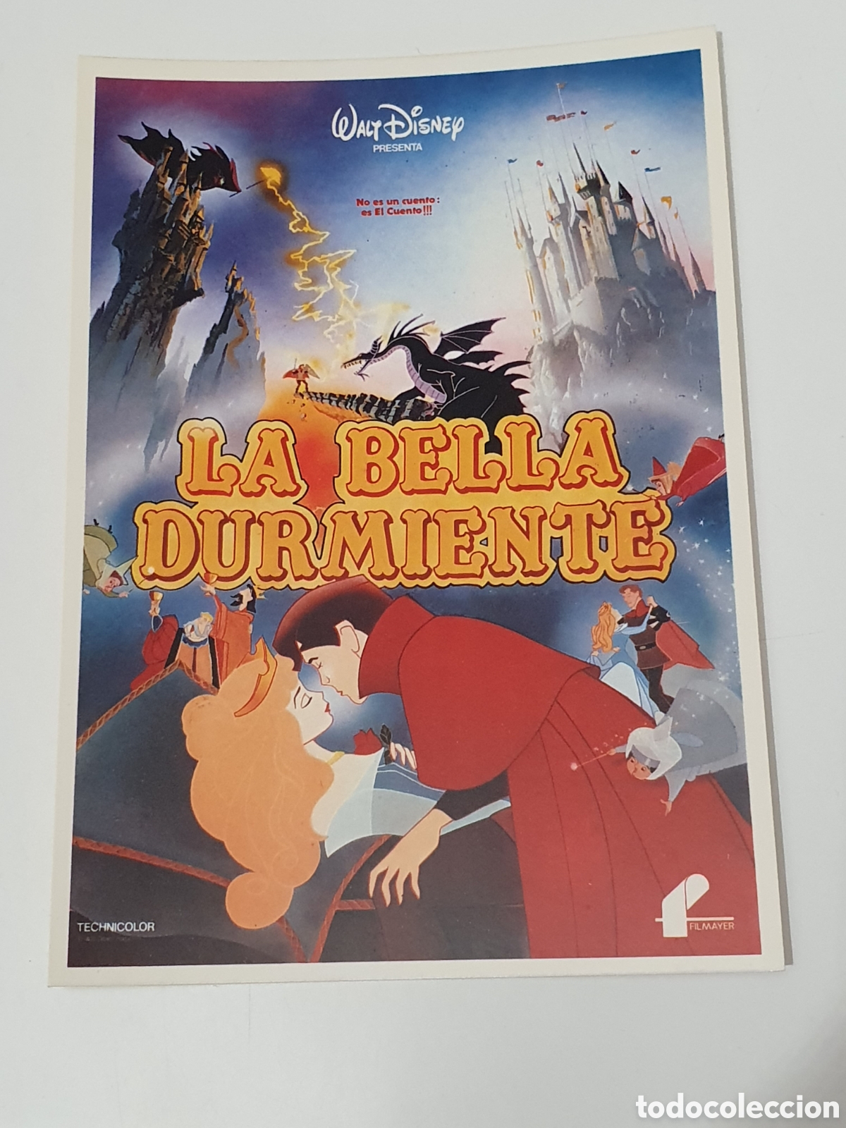 Cine: Postal-83. La Bella Durmiente - Walt Disney - 430 - Sin Circular.