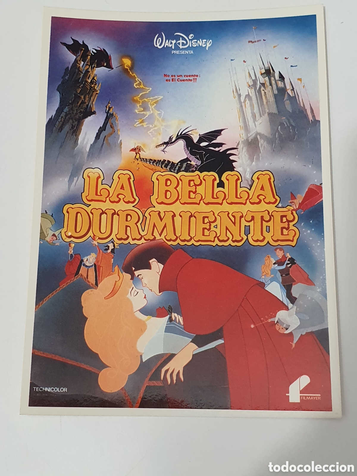 Cine: Postal-83. La Bella Durmiente - Walt Disney - 430 - Sin Circular.