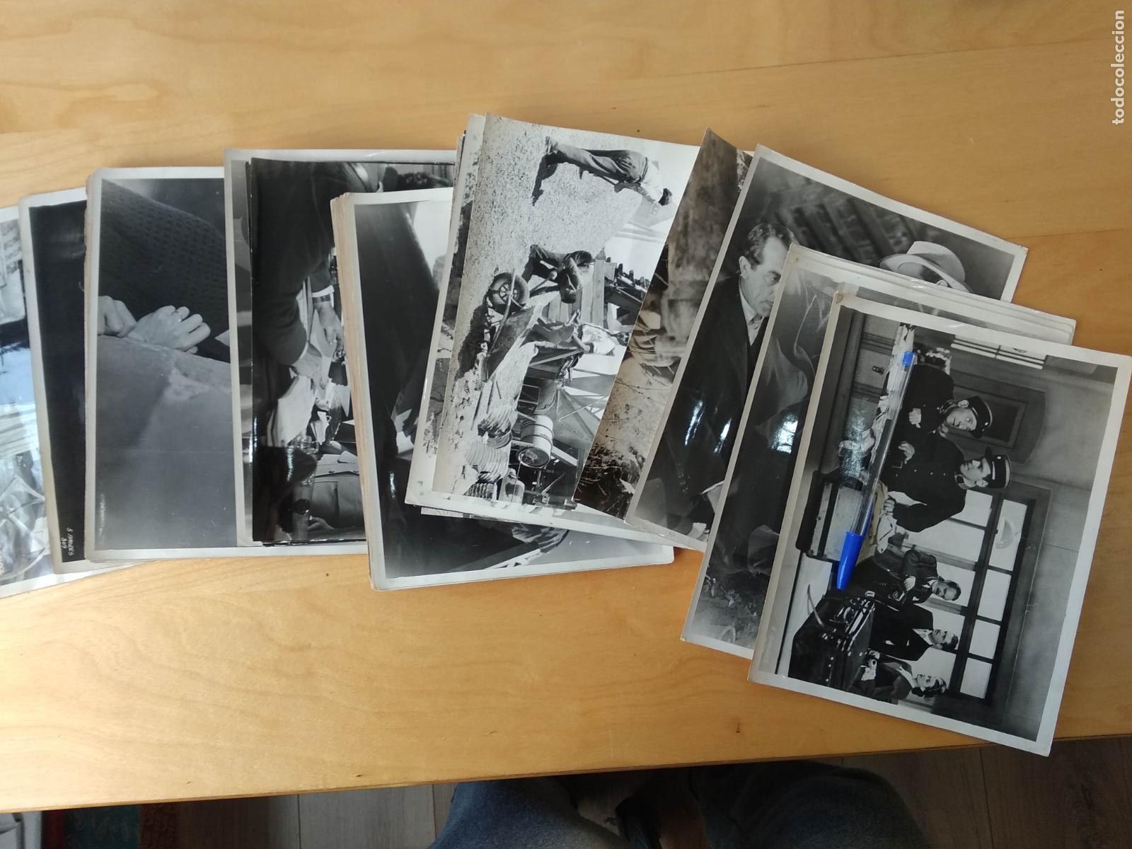 Kino: LOTE DE 50 FOTOGRAFIAS DE PELICULA DESCONOCIDA DE CINE ESPA&Ntilde;OL , MIDEN 24CM X 18CM