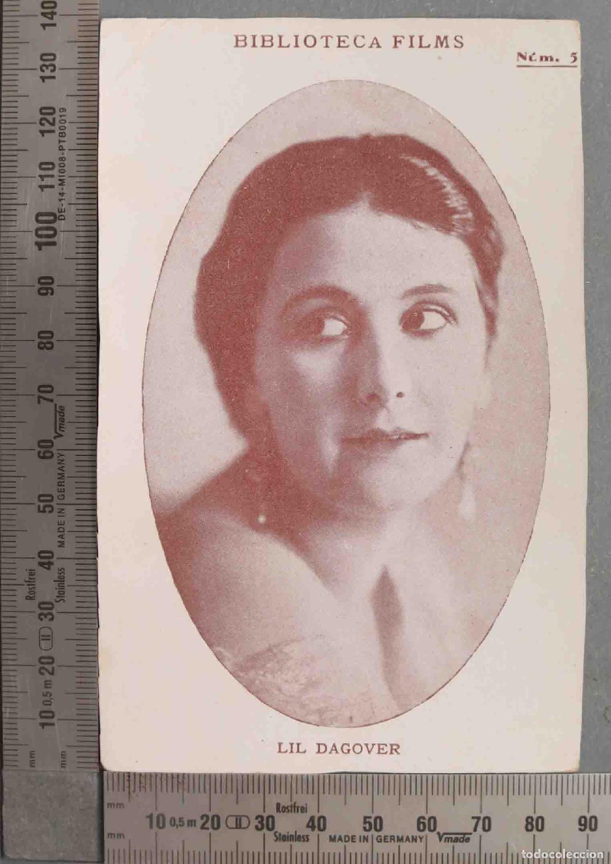 Kino: TARJETA. CROMO. BIBLIOTECA FILMS LIL DAGOVER
