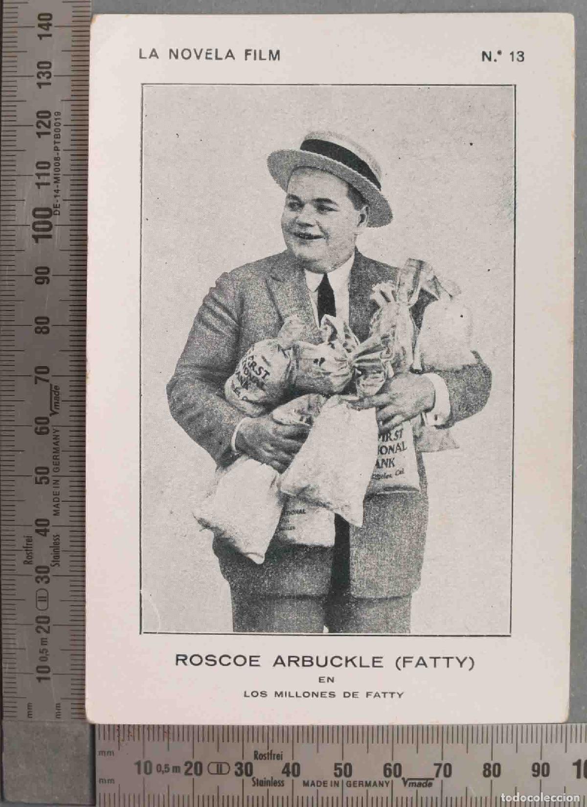 Kino: TARJETA. CROMO. LA NOVELA FILM ROSCOE ARBUCKLE (FATTY)