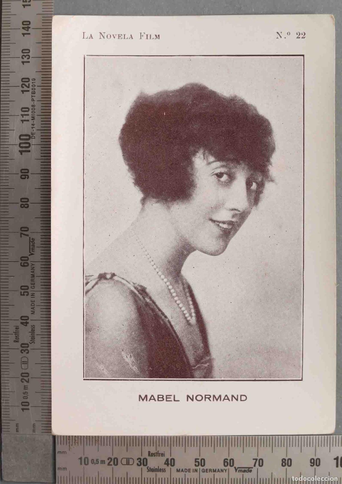 Kino: TARJETA. CROMO. LA NOVELA FILM MABEL NORMAND