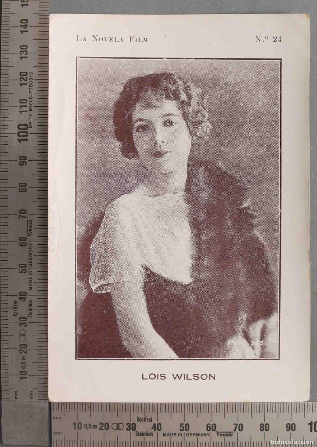 Kino: TARJETA. CROMO. LA NOVELA FILM. LOIS WILSON