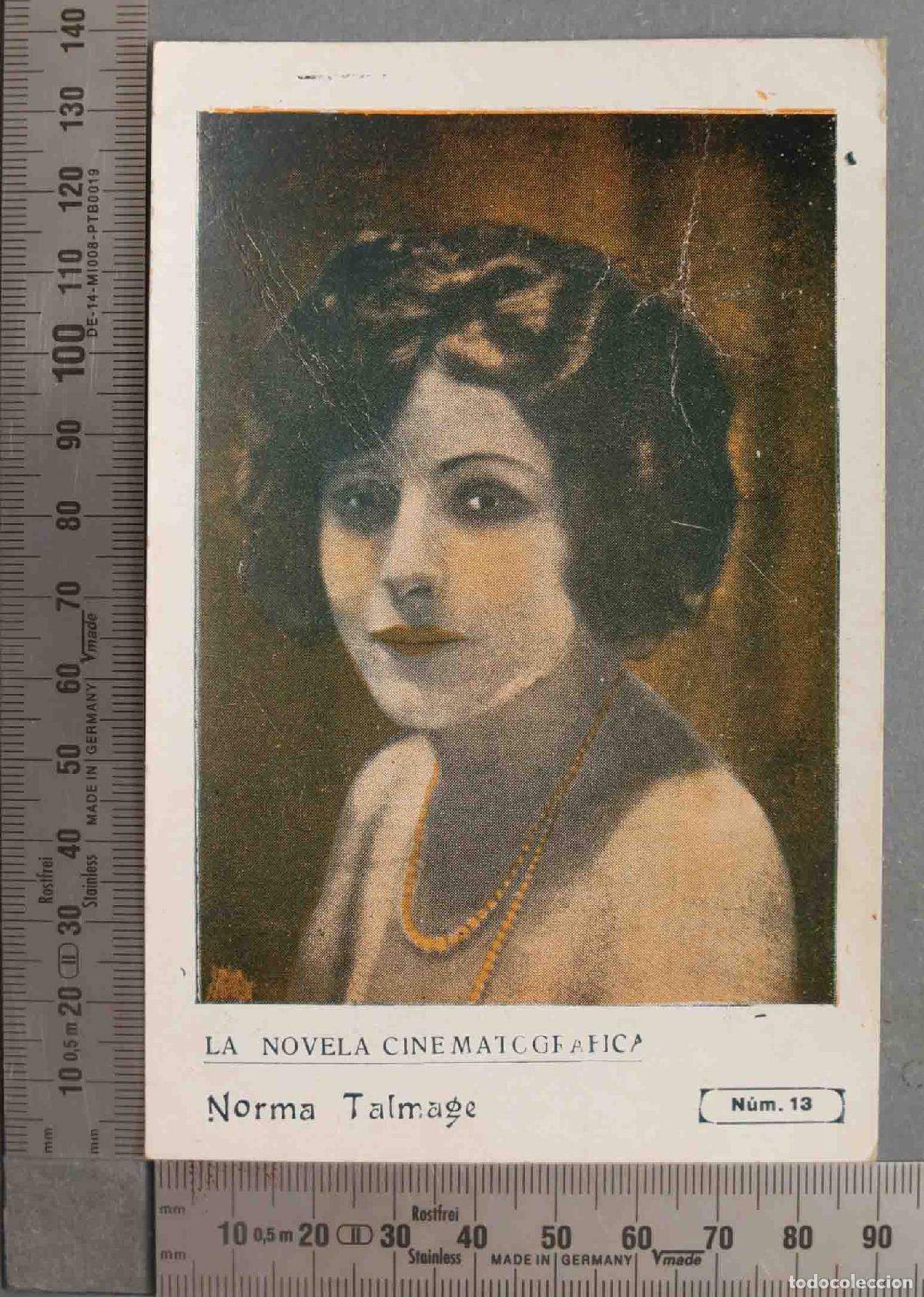 Kino: TARJETA. CROMO. NOVELA CINEMATOGRAFICA TALMAGE