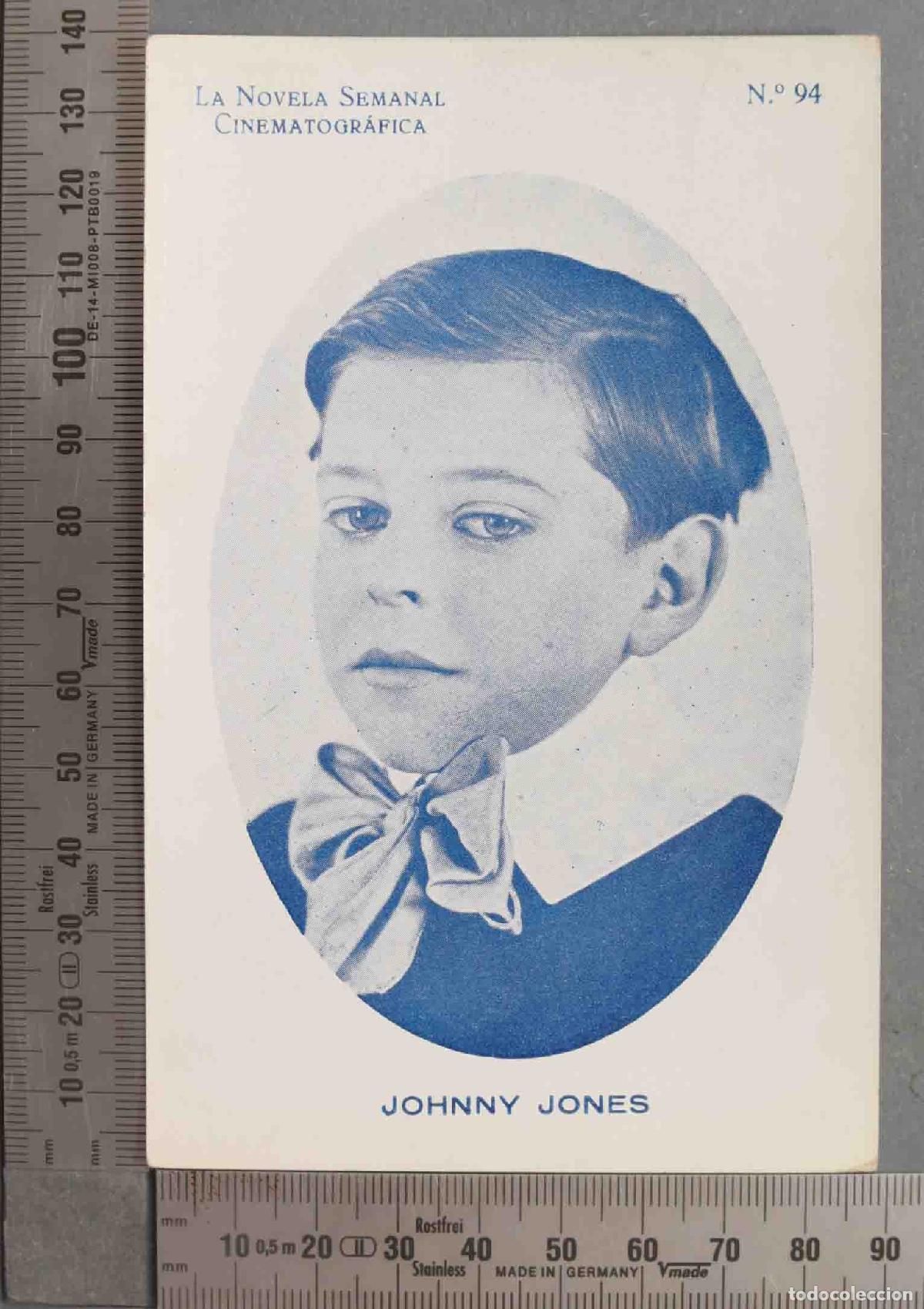 Kino: TARJETA. CROMO. LA NOVELA SEMANAL CINEMATOGR&Aacute;FICA JOHNNY JONES