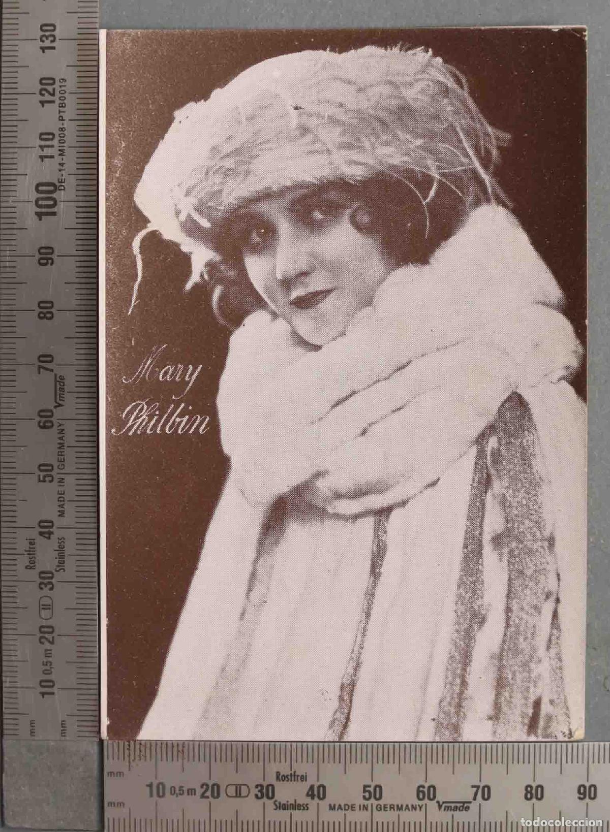 Kino: TARJETA. CROMO. MARY PHILBIN