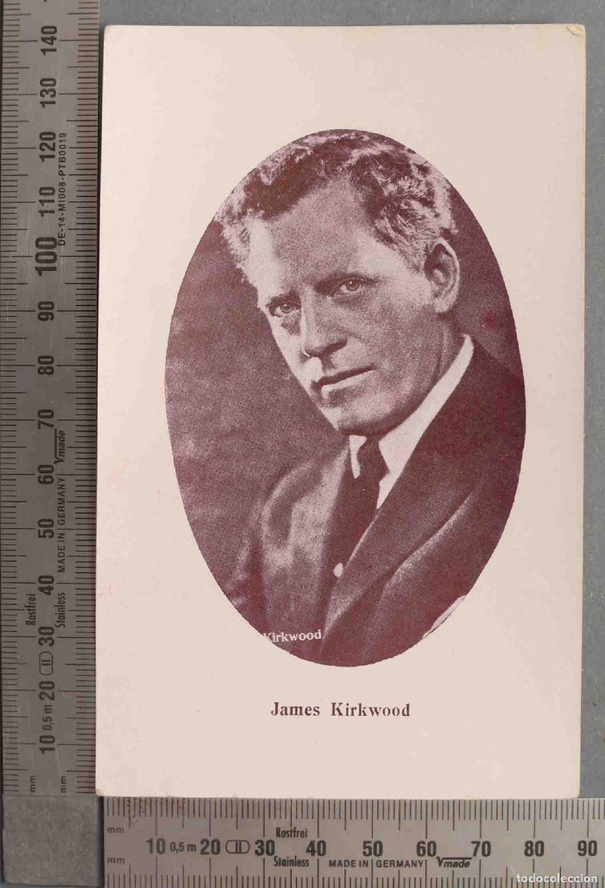 Kino: TARJETA. CROMO. James Kirkwood