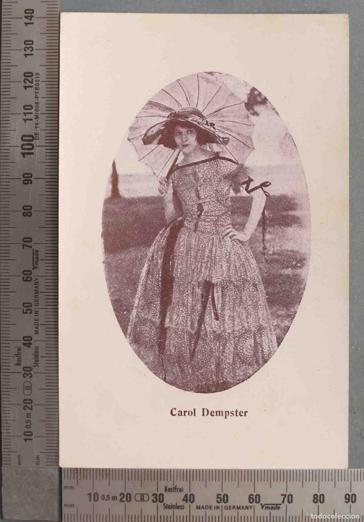 Kino: TARJETA. CROMO. Carol Dempster