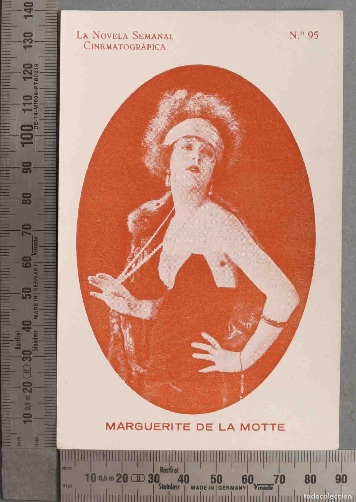 Kino: TARJETA. CROMO. LA NOVELA SEMANAL CINEMATOGR&Aacute;FICA MARGUERITE DE LA MOTTE