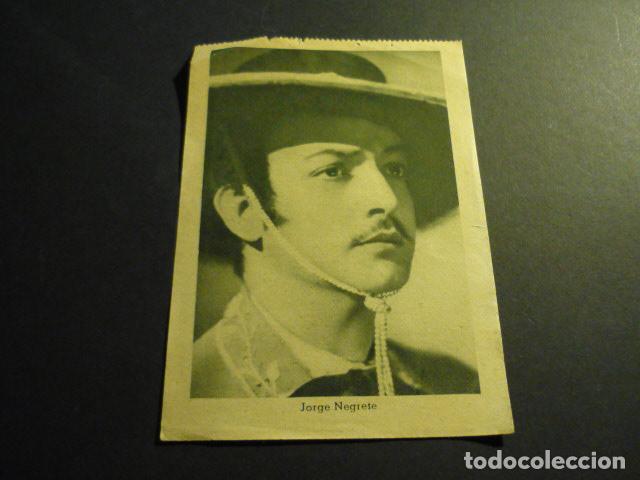 Kino: JORGE NEGRETE ACTOR TARJETA