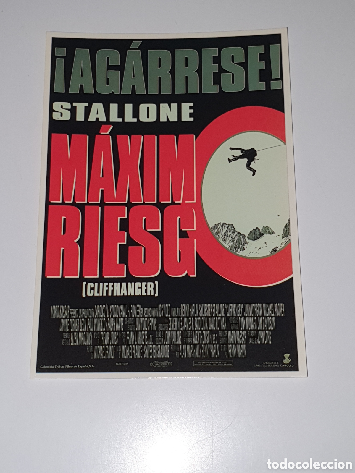 Cine: Postal - 200. M&aacute;ximo Riesgo - Sylvester Stallone - 862 - Sin Circular.