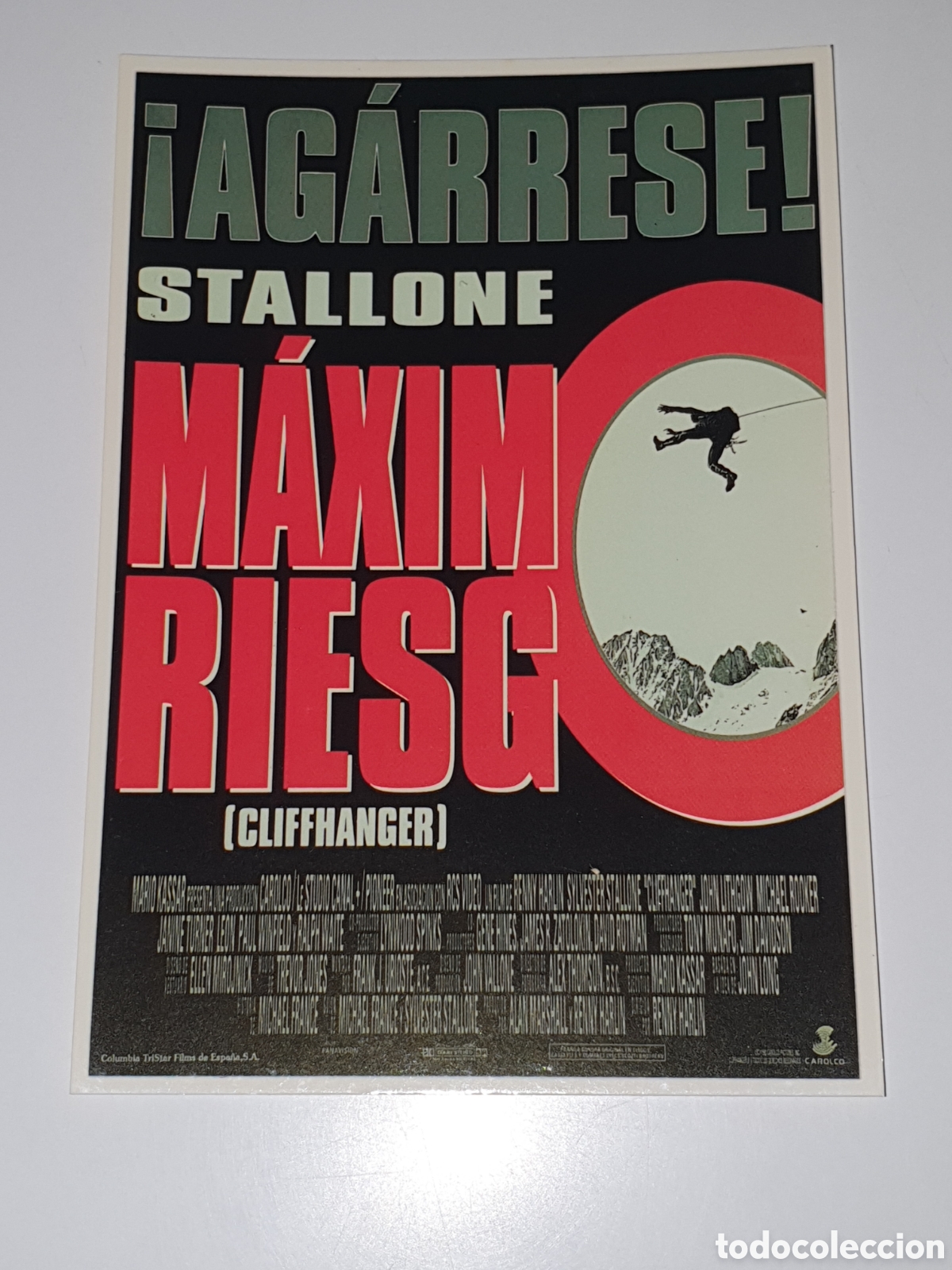 Cine: Postal - 200. M&aacute;ximo Riesgo - Sylvester Stallone - 862 - Sin Circular.