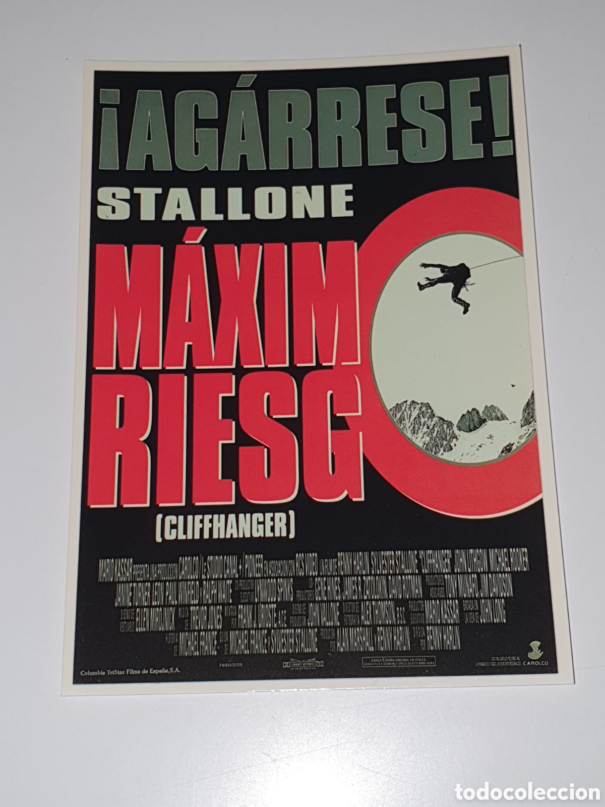 Cine: Postal - 200. M&aacute;ximo Riesgo - Sylvester Stallone - 862 - Sin Circular.