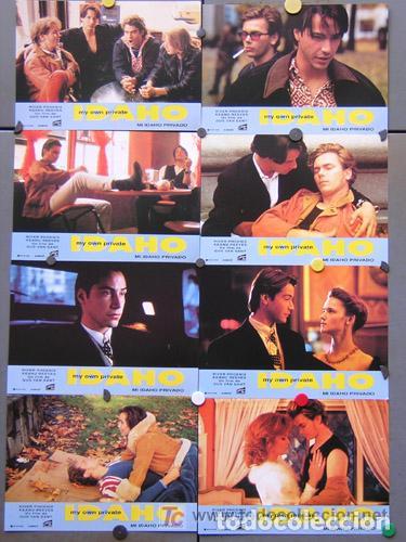 Cine: ACT63 MI IDAHO PRIVADO RIVER PHOENIX KEANU REEVES SET COMPLETO DE 8 FOTOCROMOS ORIGINAL ESTRENO