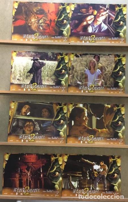 Cine: ACT83 JEEPERS CREEPERS 2 VICTOR SALVA TERROR SET COMPLETO 8 FOTOCROMOS ORIGINAL ESTRENO