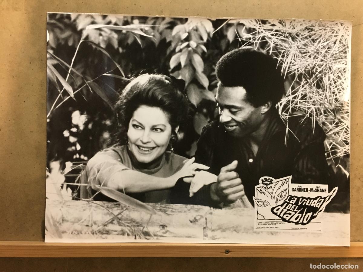 Cine: XC50D AVA GARDNER LA VIUDA DEL DIABLO FOTO ORIGINAL B/N 30X40