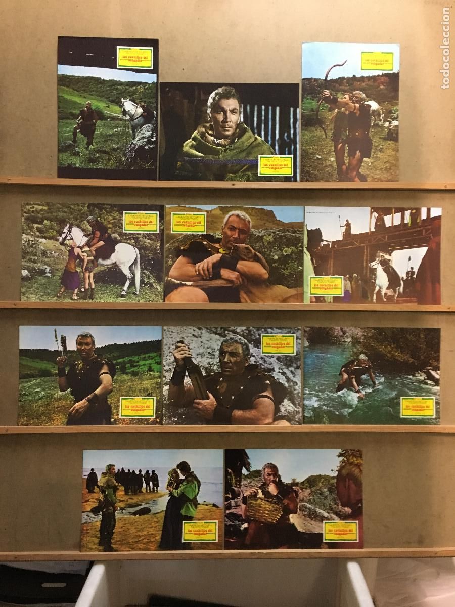 Cine: ACU40 LOS CUCHILLOS DEL VENGADOR MARIO BAVA CAMERON MITCHELL SET 11 FOTOCROMOS ORIGINAL ESTRENO