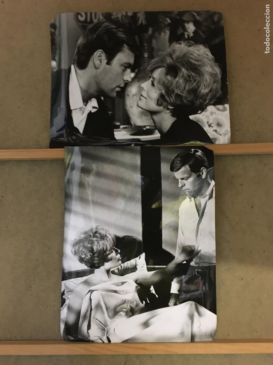 Cine: F35207 BANNING ROBERT WAGNER JILL ST JOHN 2 FOTOS ORIGINALES B/N ESPA&Ntilde;OLAS