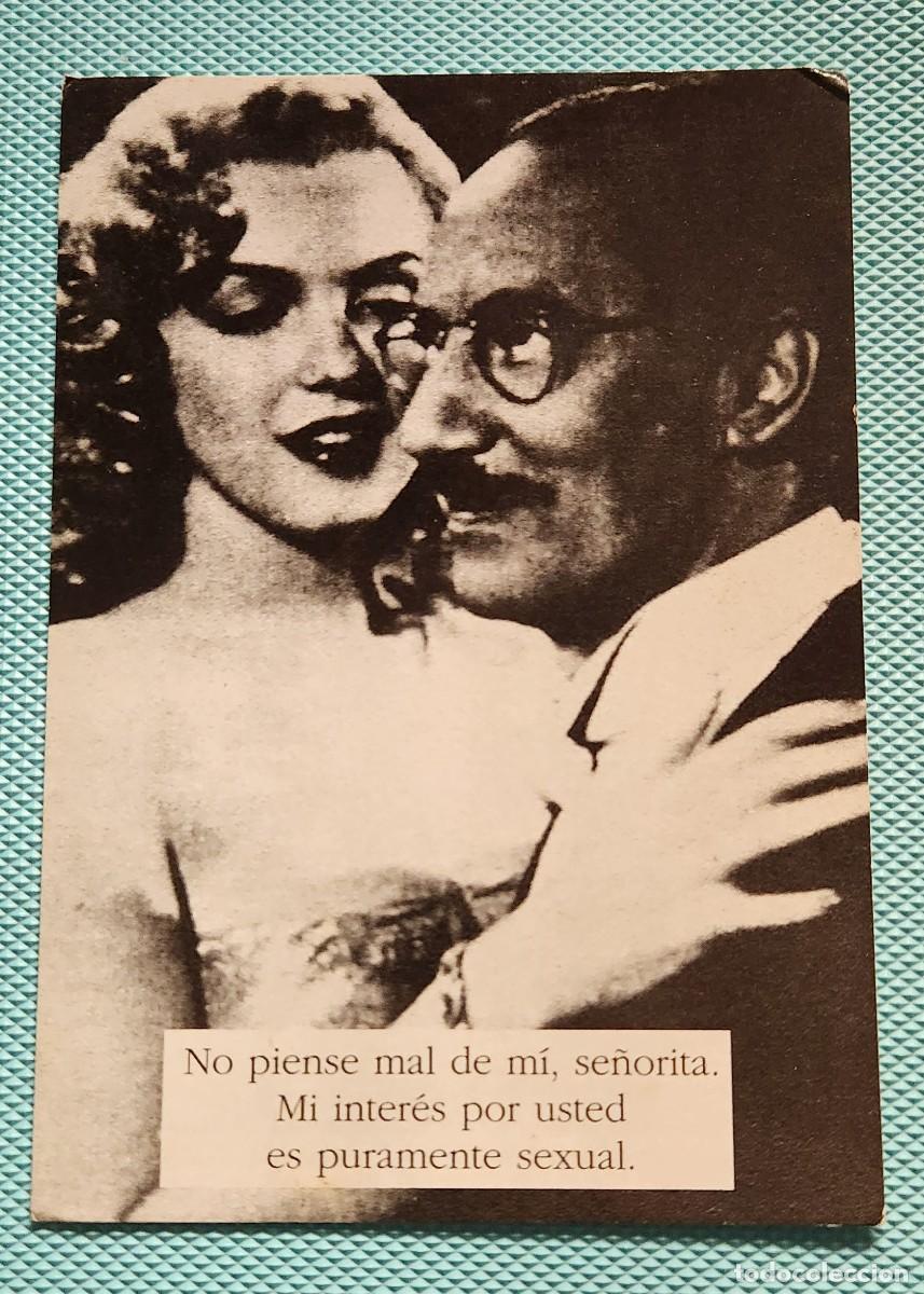 Cine: GROUCHO MARX Brothers POSTAL #5 promo CORREO ARGENTINO a&ntilde;o 2004