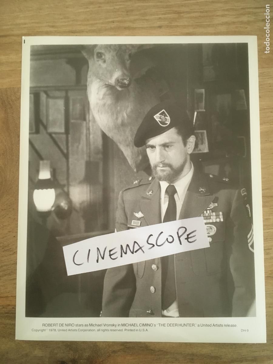 Cine: el cazador the deer hunter robert de niro foto original estreno