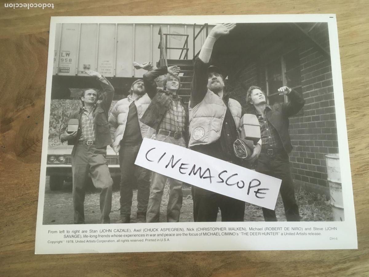 Cine: el cazador the deer hunter robert niro christopher walken john cazale savage foto original estreno