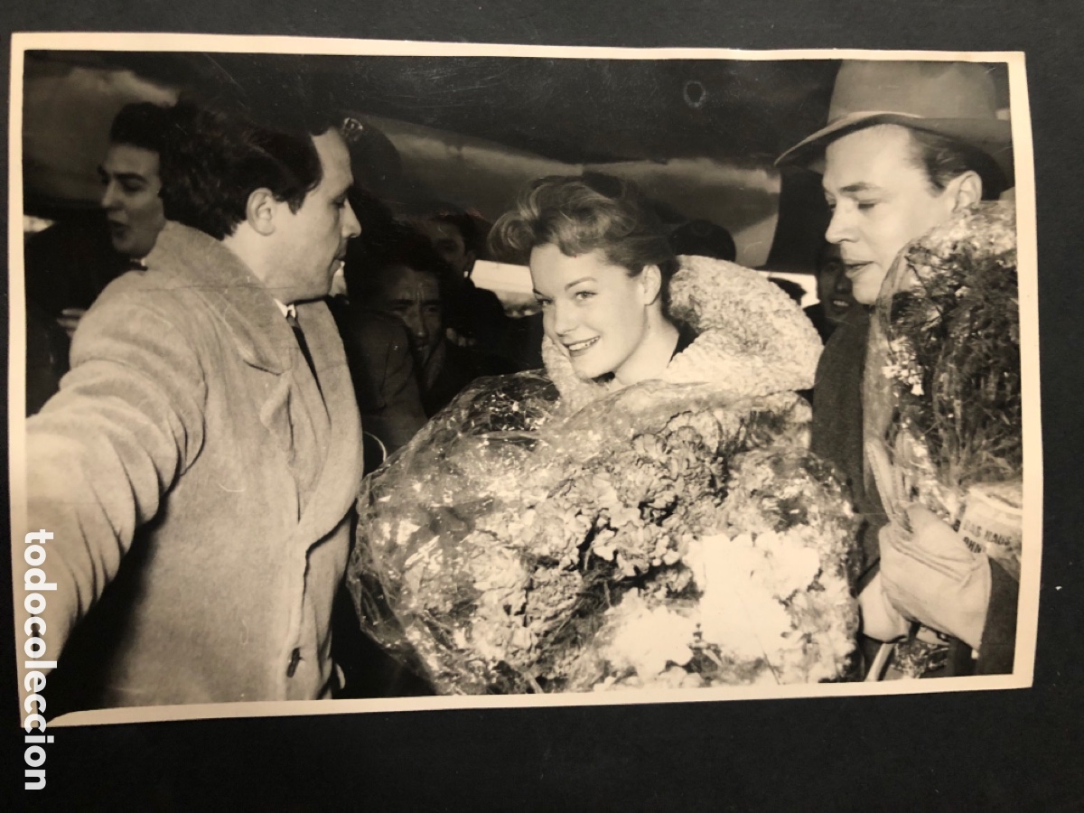 Cine: Foto original de Romy schneider en Madrid foto contreras madrid
