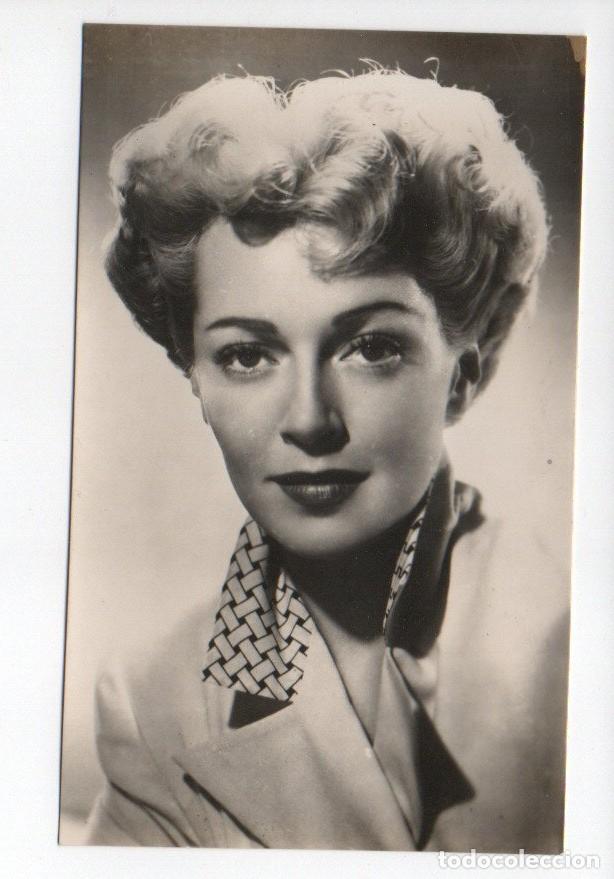 Cine: POSTAL 1056, LANA TURNER. ESCRITA. REVERSO LISO.