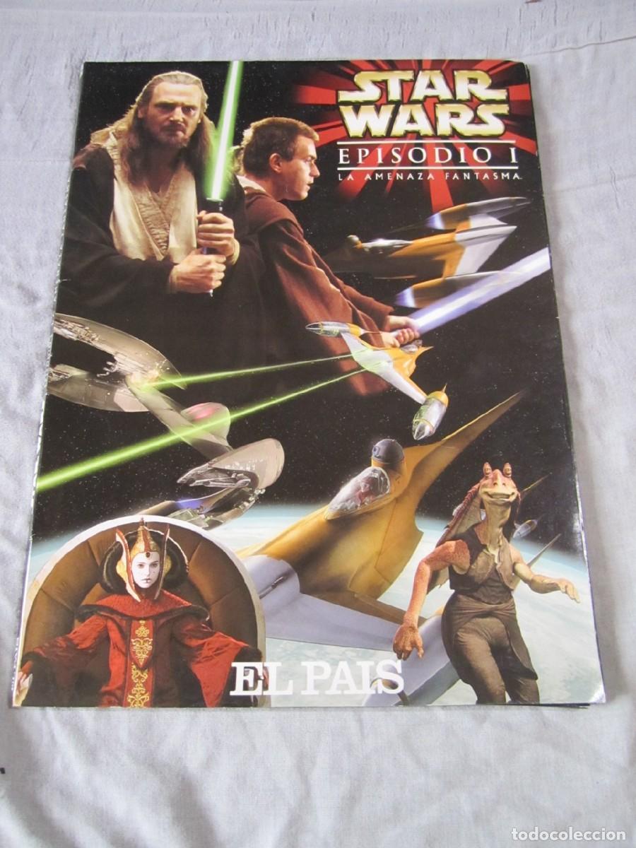 Cinema: Coleccion Laminas Star Wars La Amenaza Fantasma (El Pais) (REF-FJL6)