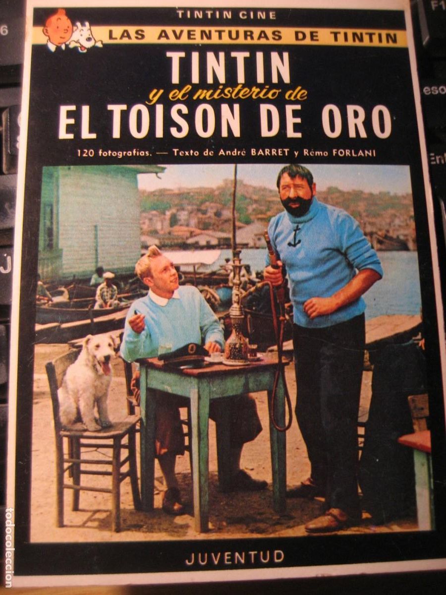 Cine: antigua postal Tintin y el misterio de el Toison de oro 1981 . ed Juventud