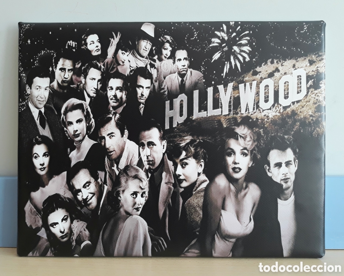 Cinema: Cuadro collage ACTORES HOLLYWOOD