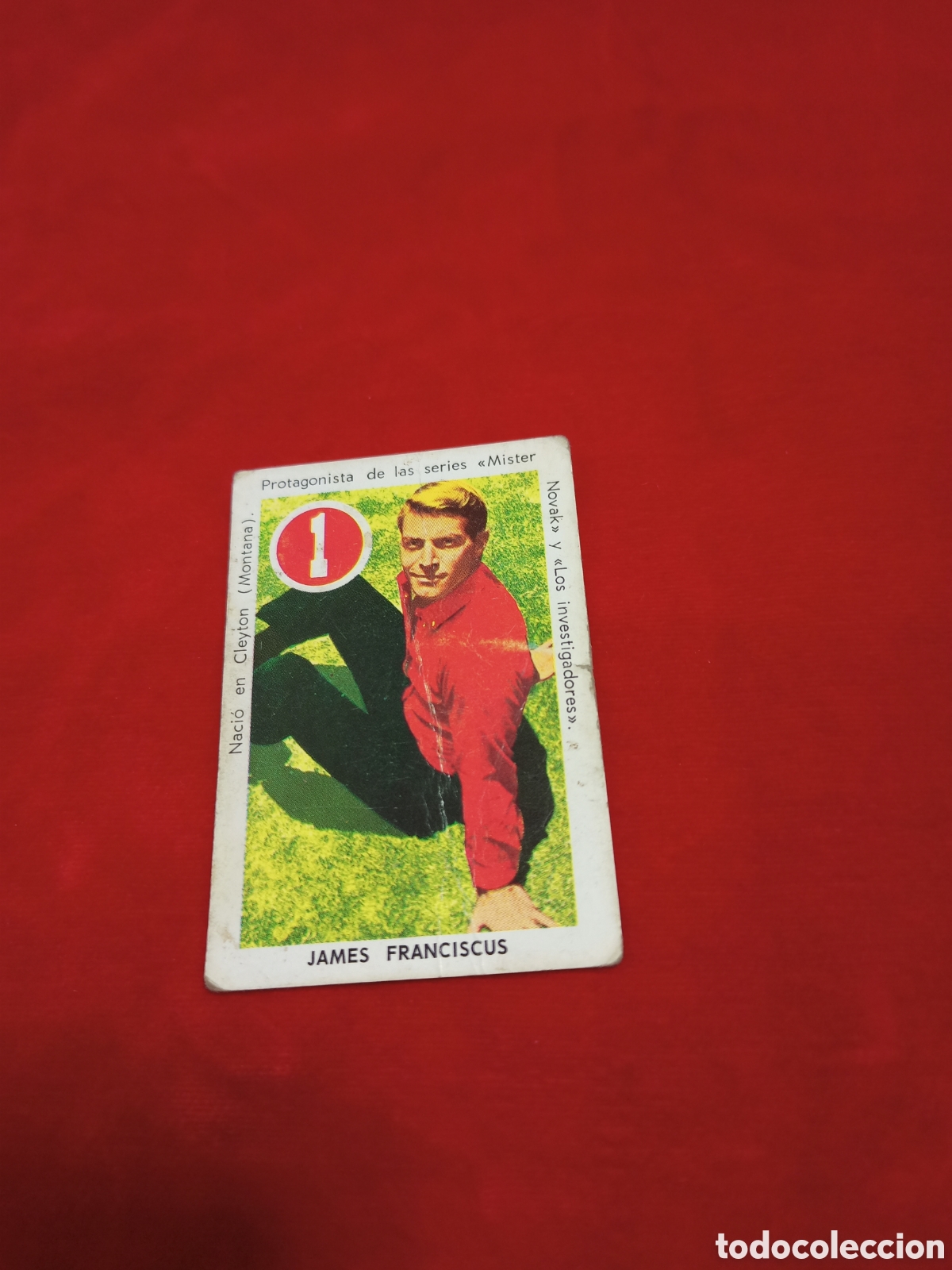 Kino: Antiguo cromo James Franciscus.