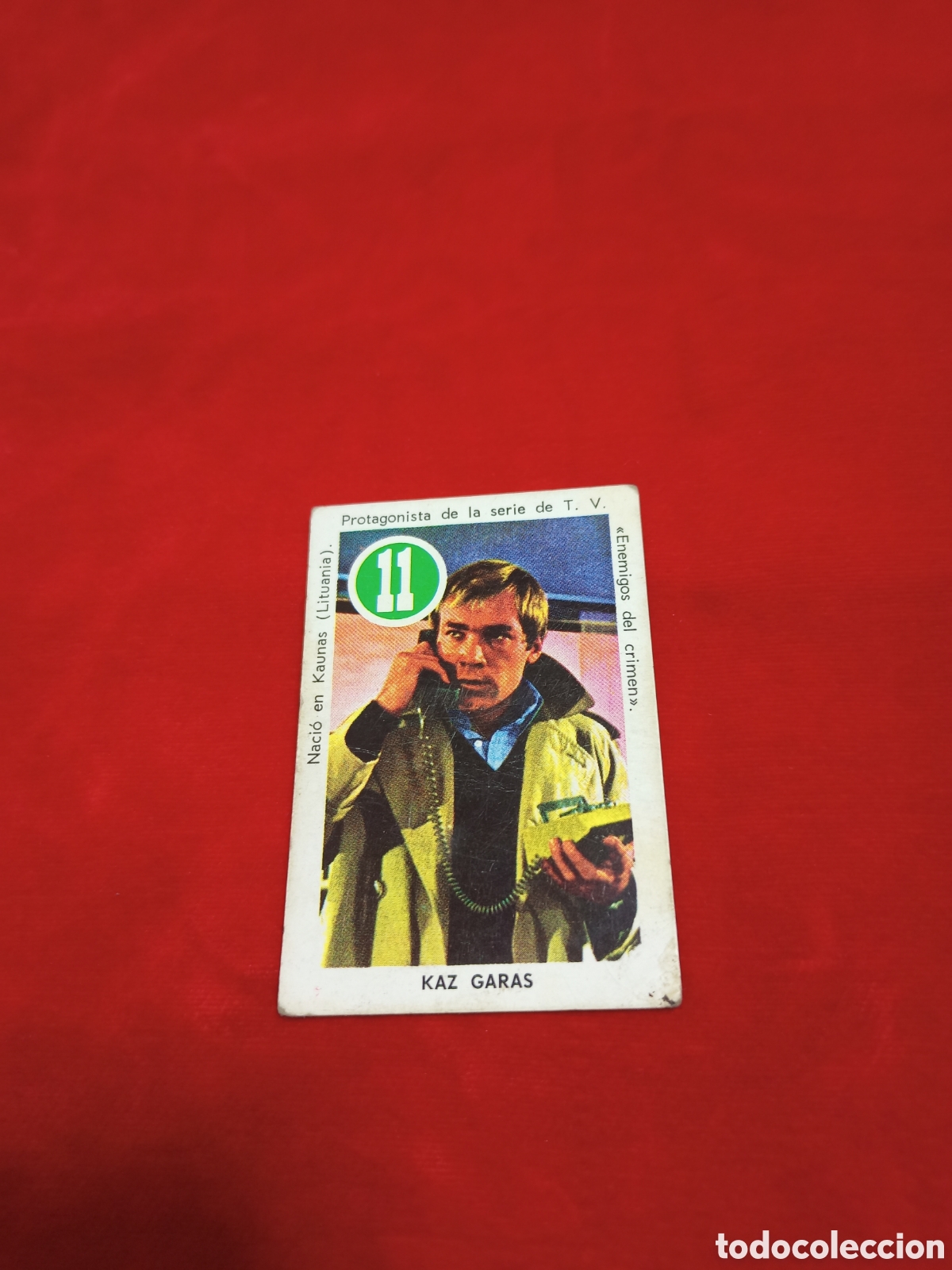 Cine: Antiguo cromo Kaz Garas.