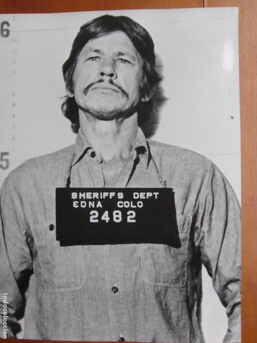 Cine: charles bronson - foto b/n original - mr. majestyk - Richard Fleischer