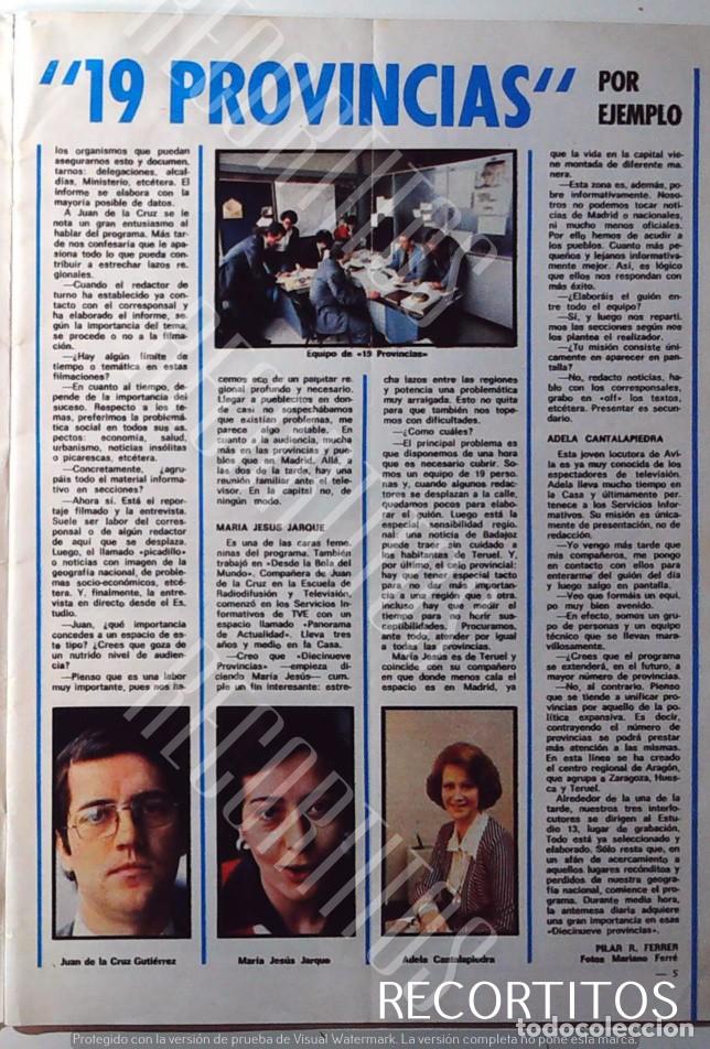 Cinema: juan de la cruz gutierrez adela cantalapiedra maria jesus jarque 19 provincias