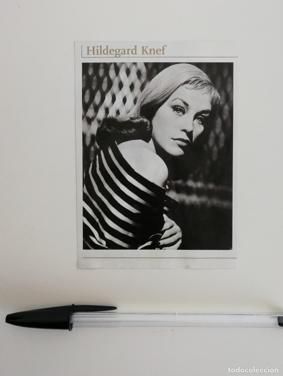 Kino: TARJETA ACARTONADA -9*13- Hildegard Knef