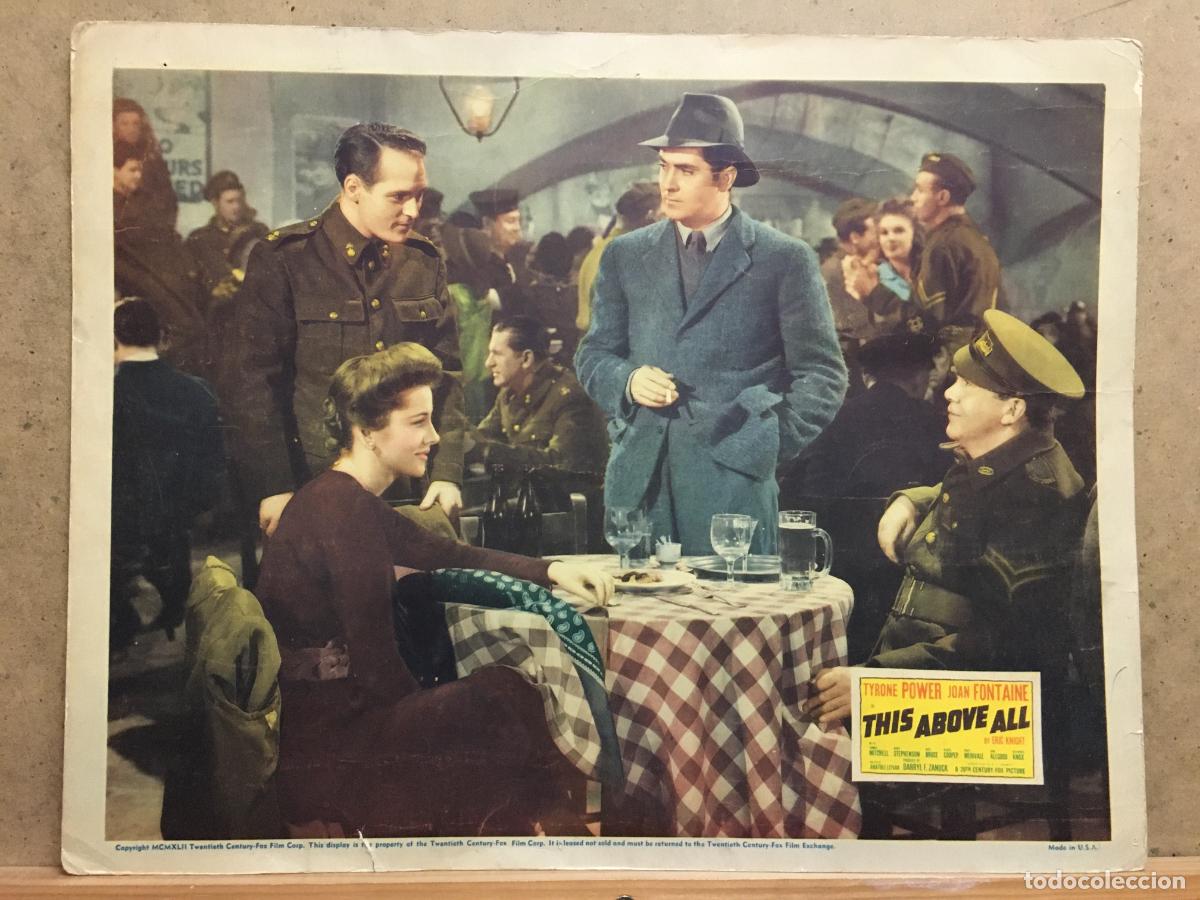 Cin&eacute;ma: ZF99D SE FIEL A TI MISMO TYRONE POWER JOAN FONTAINE FOTOCROMO LOBBY CARD ORIGINAL AMERICANO