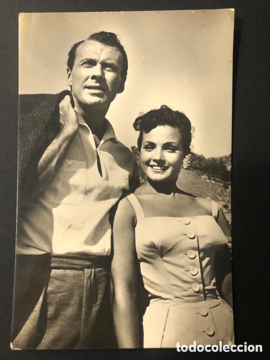 Cine: Antigua tarjeta postal de carmen sevilla y richard kiley B