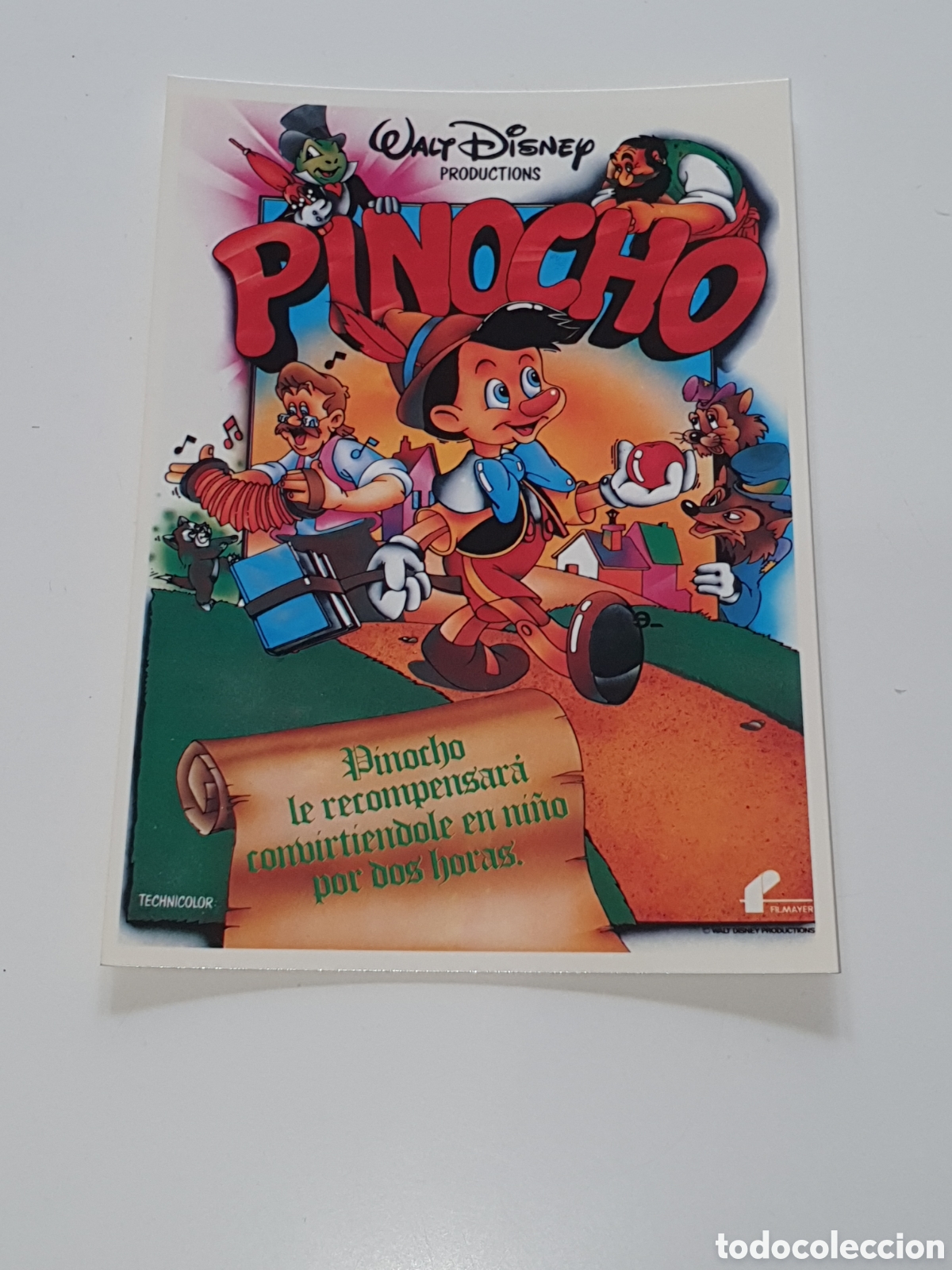 Cine: Postal-245. Pinocho - Walt Disney - 369 - Sin Circular.
