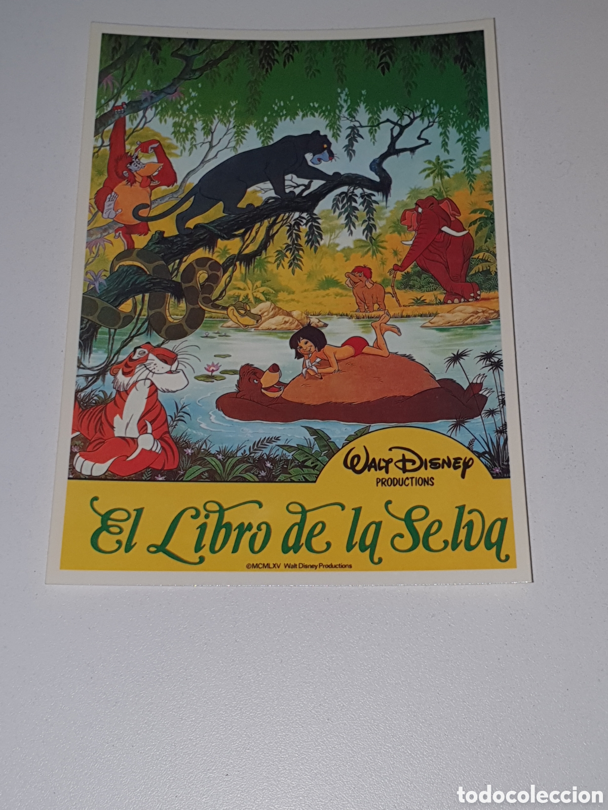 Cine: Postal-247. El Libro De La Selva - Walt Disney - 234 - Sin Circular.