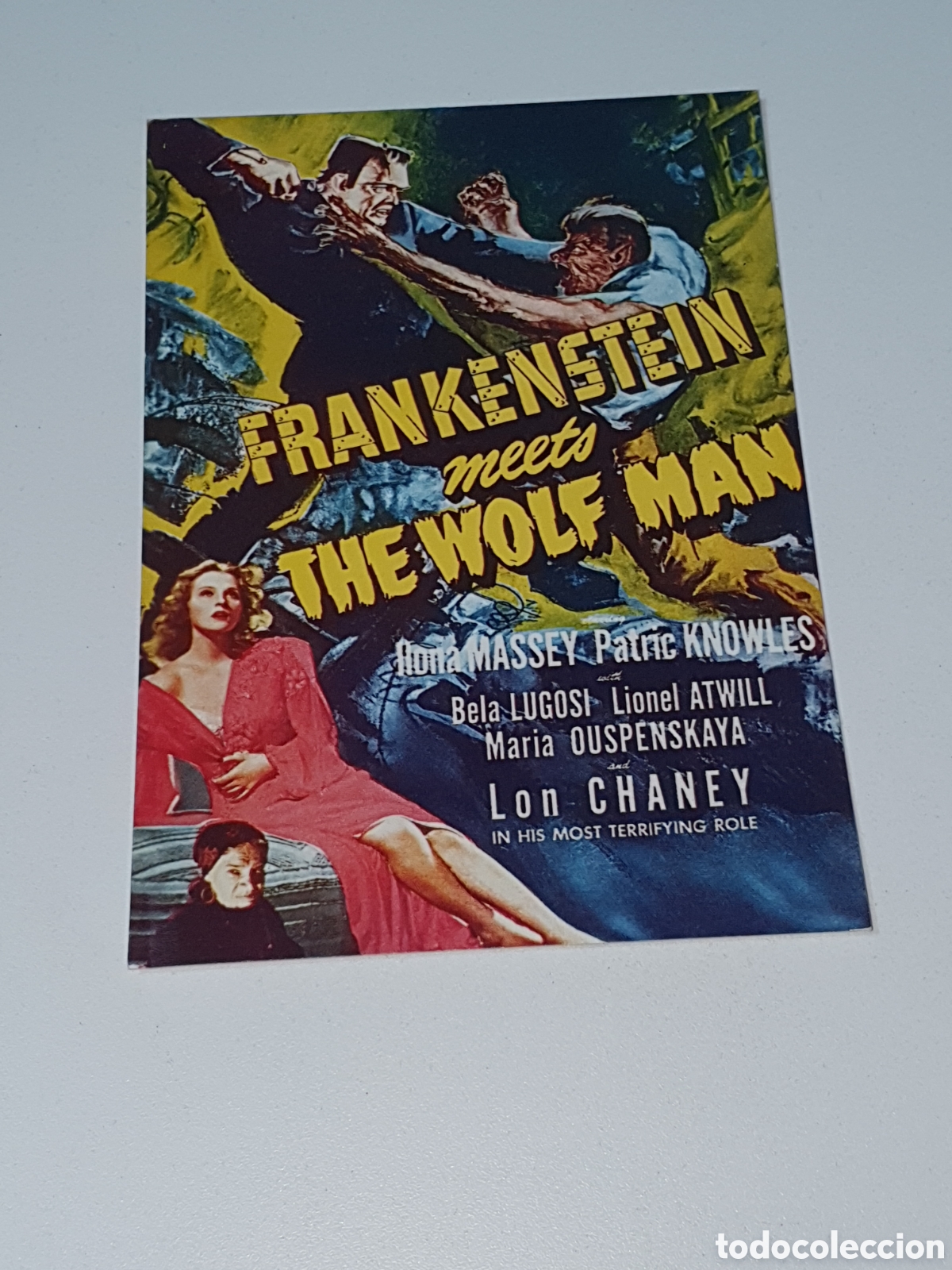 Cine: Postal - 266. Frankenstein Meets The Wolf Man, 8381, Sin Circular.