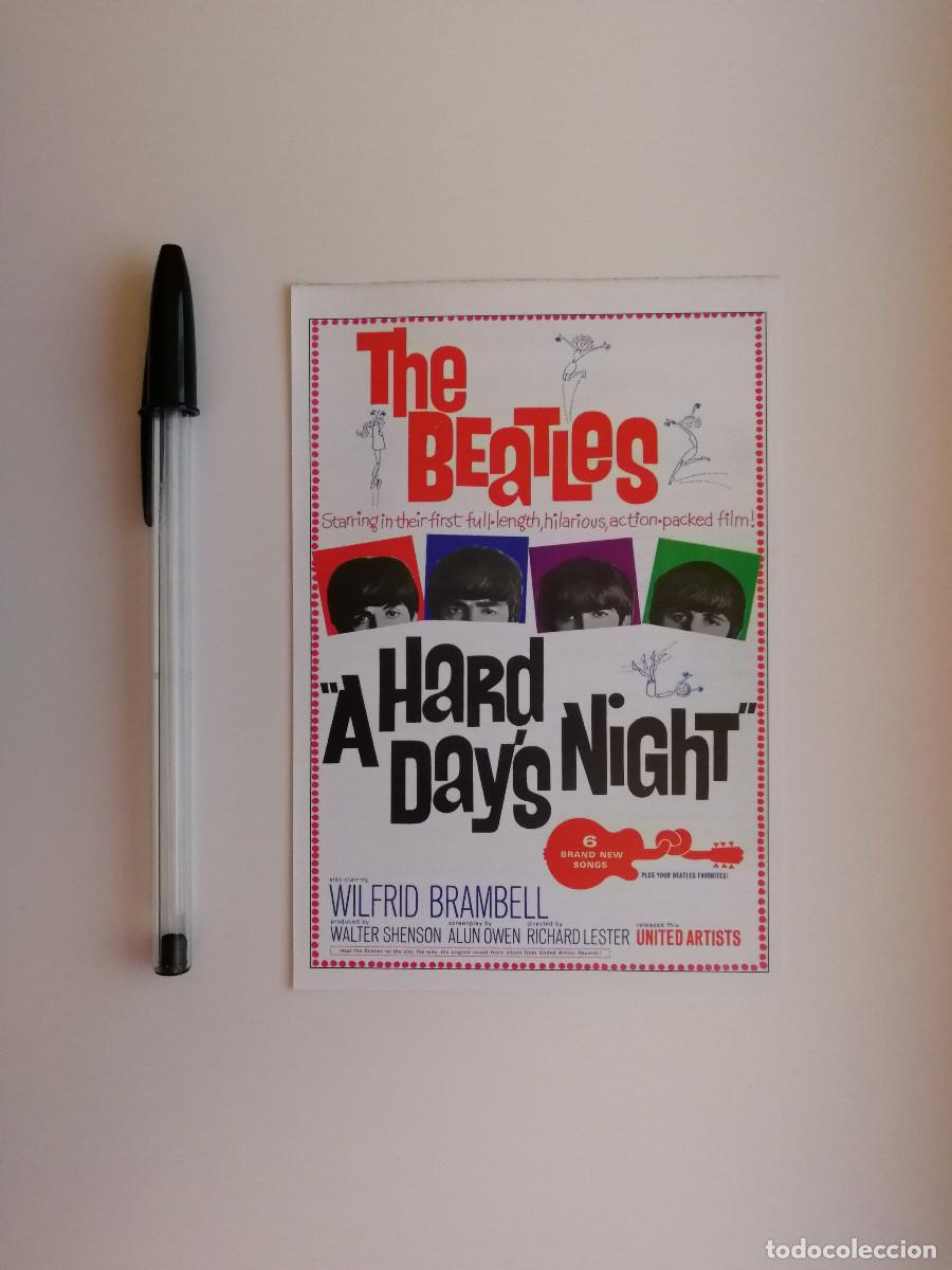 Cine: FICHA COLECCIONABLE -10*15- QUE NOCHE LA DE AQUEL DIA- THE BEATLES
