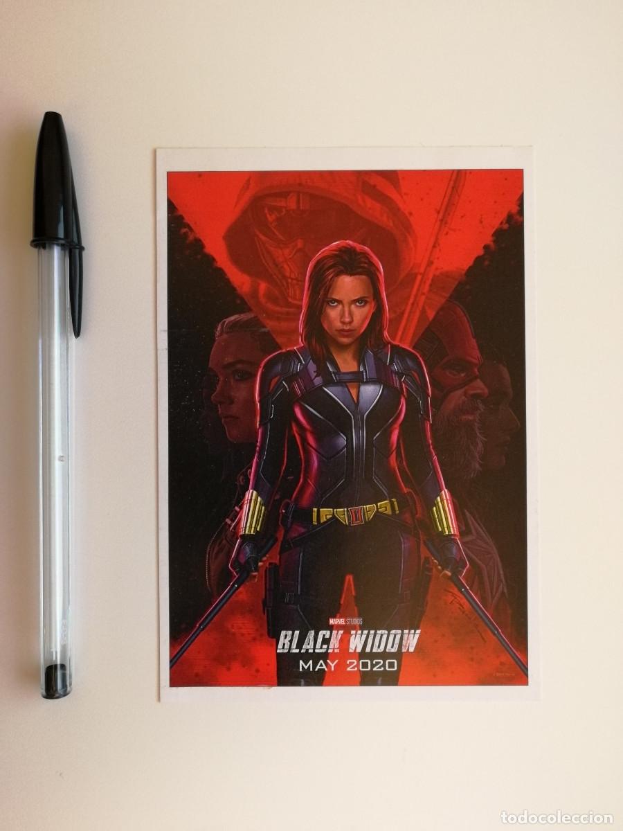 Cine: FICHA COLECCIONABLE -10*15- LA VIUDA NEGRA - MARVEL - Scarlett Johansson