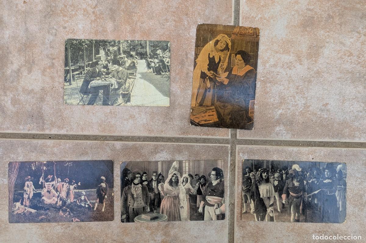 Cinema: Fotocromos Madame Tallien. Tarjetas postales pel&iacute;culas Midinettes y La Hija del jugador