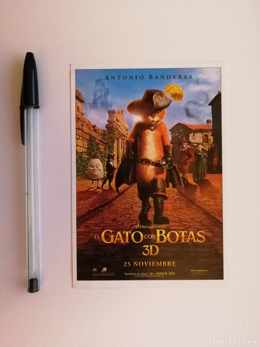 Cine: FICHA COLECCIONABLE -10*15- EL GATO CON BOTAS 3D - INFANTIL - ANTONIO BANDERAS