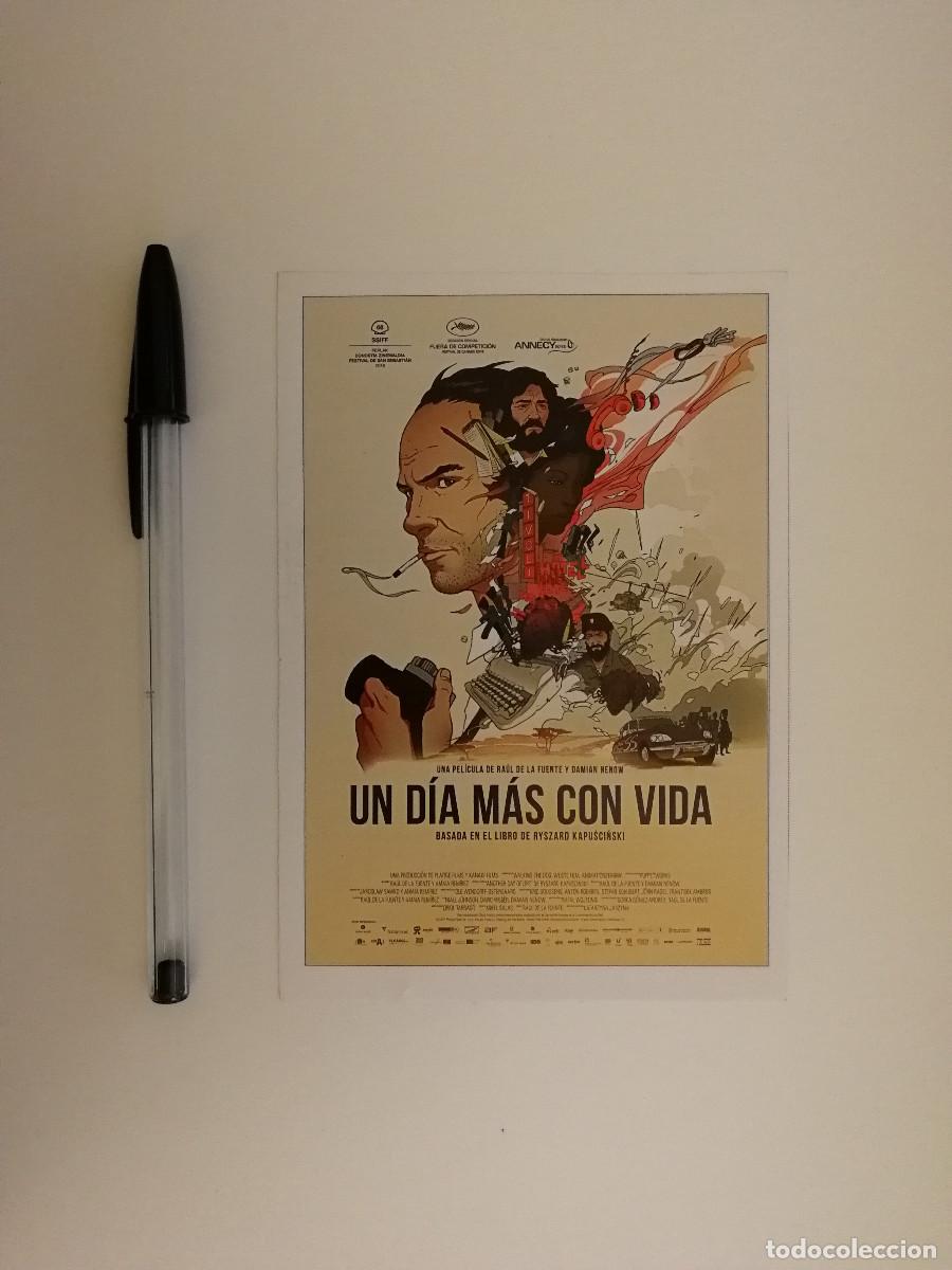 Cine: FICHA COLECCIONABLE -10*15- UN DIA MAS CON VIDA- RAUL DE LA FUENTE