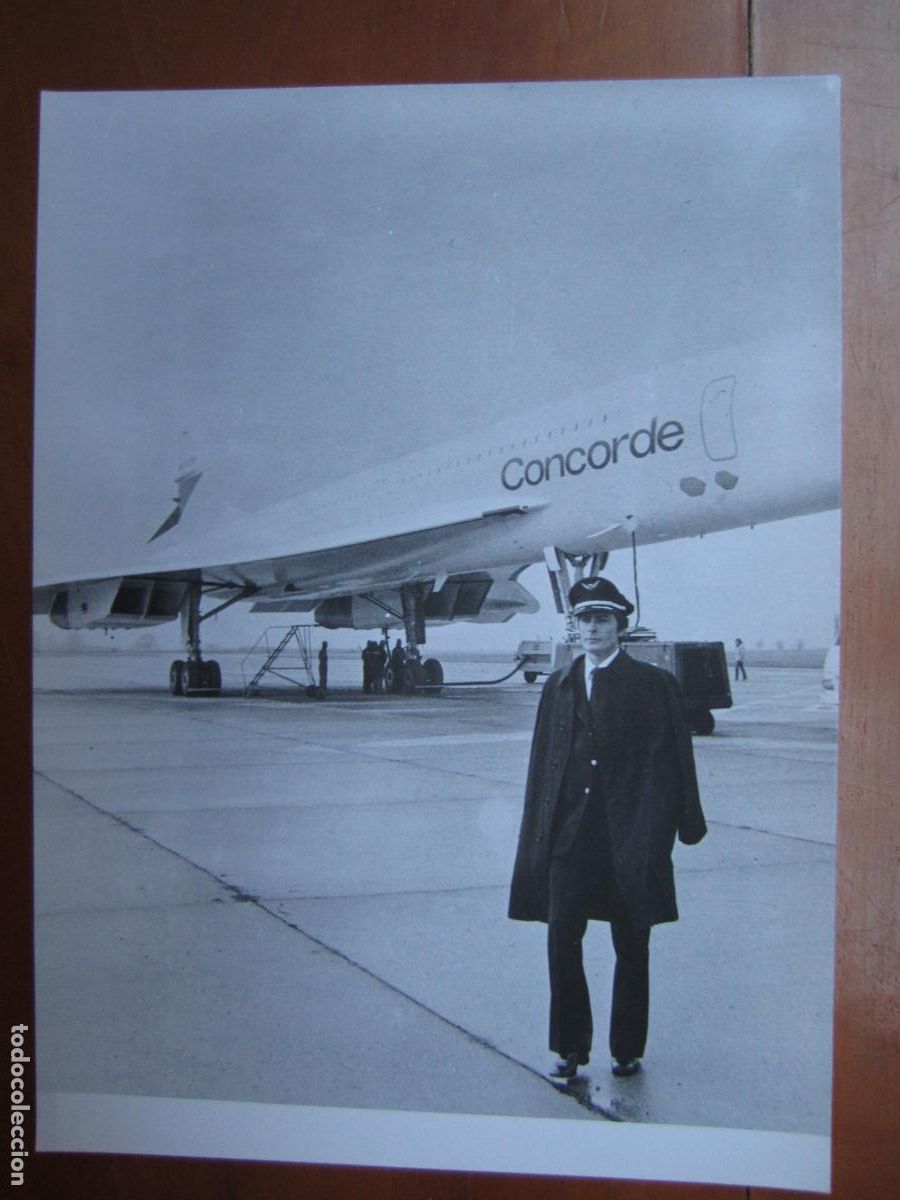 Cine: aeropuerto 80 - foto original b/n - alain delon - The Concorde Airport '79