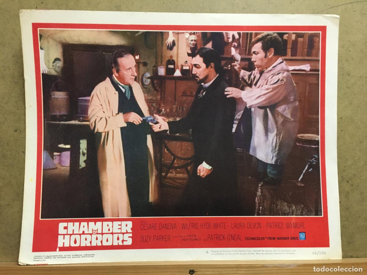 Cine: ACX44 LA CAMARA DE LOS HORRORES HY AVERBACK FOTOCROMO LOBBY CARD ORIGINAL AMERICANO