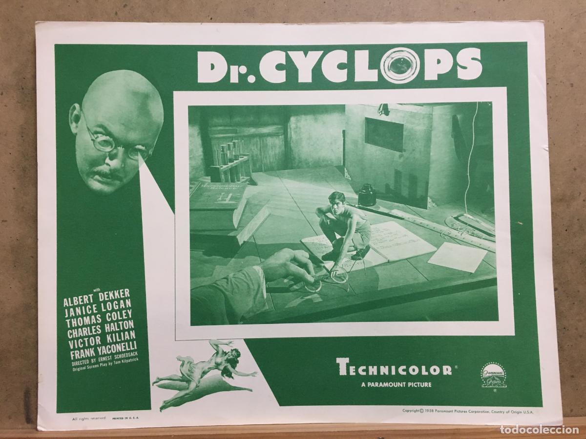 Cinema: ACX45 DR. CICLOPE FOTOCROMO LOBBY CARD ORIGINAL AMERICANO