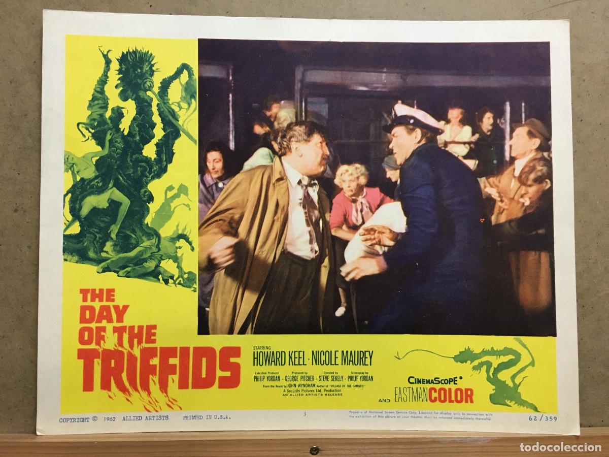 Cinema: ACX50 EL DIA DE LOS TRIFIDOS / THE DAY OF THE TRIFFIDS FOTOCROMO LOBBY CARD ORIGINAL AMERICANO